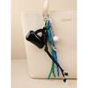 It is the original design of ins wind laser leather, high-end exquisite small bag pendant, keychain, schoolbag pendant.