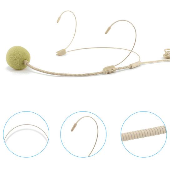 Kabelgebundenes Mikrofon-Headset Guide Performance 3,5 mm Lehrer Tour Dualer Hakenkopf MIC