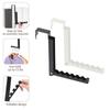 Collapsible Hooks Over-Door Coat Rack Creative Door Organizer Rack Drying Laundry Rack  Closet