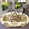 Super Mario Round Area Rug Carpet Rug For Living Room Bedroom Sofa Playroom Decor Nonslip Floor Mat