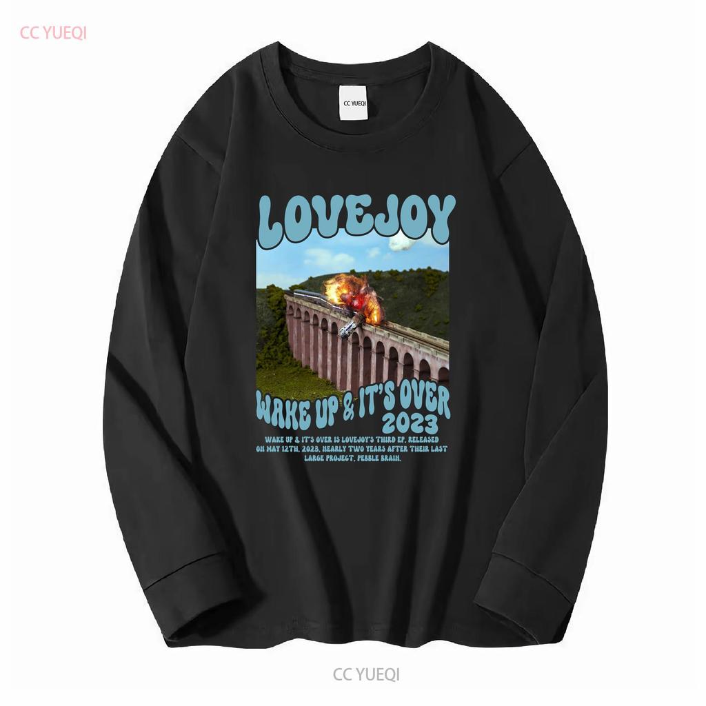 Wake Up and Its Over Lovejoy Band Black T Shirt Cotton S 5XL Vintage Washed Designer Clothes Streetwear Stylish Versatile