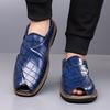 Men’s Sandals Mary Jane Dancing Shoes Dress Wingtip Wedding Stylish Formal Leather Prom Blazers Shoes Over Sized