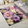 Living Room Carpet Bedroom Bedside Carpet Simple Floor Mat Foot Mat and Machine Washable Entrance Mat