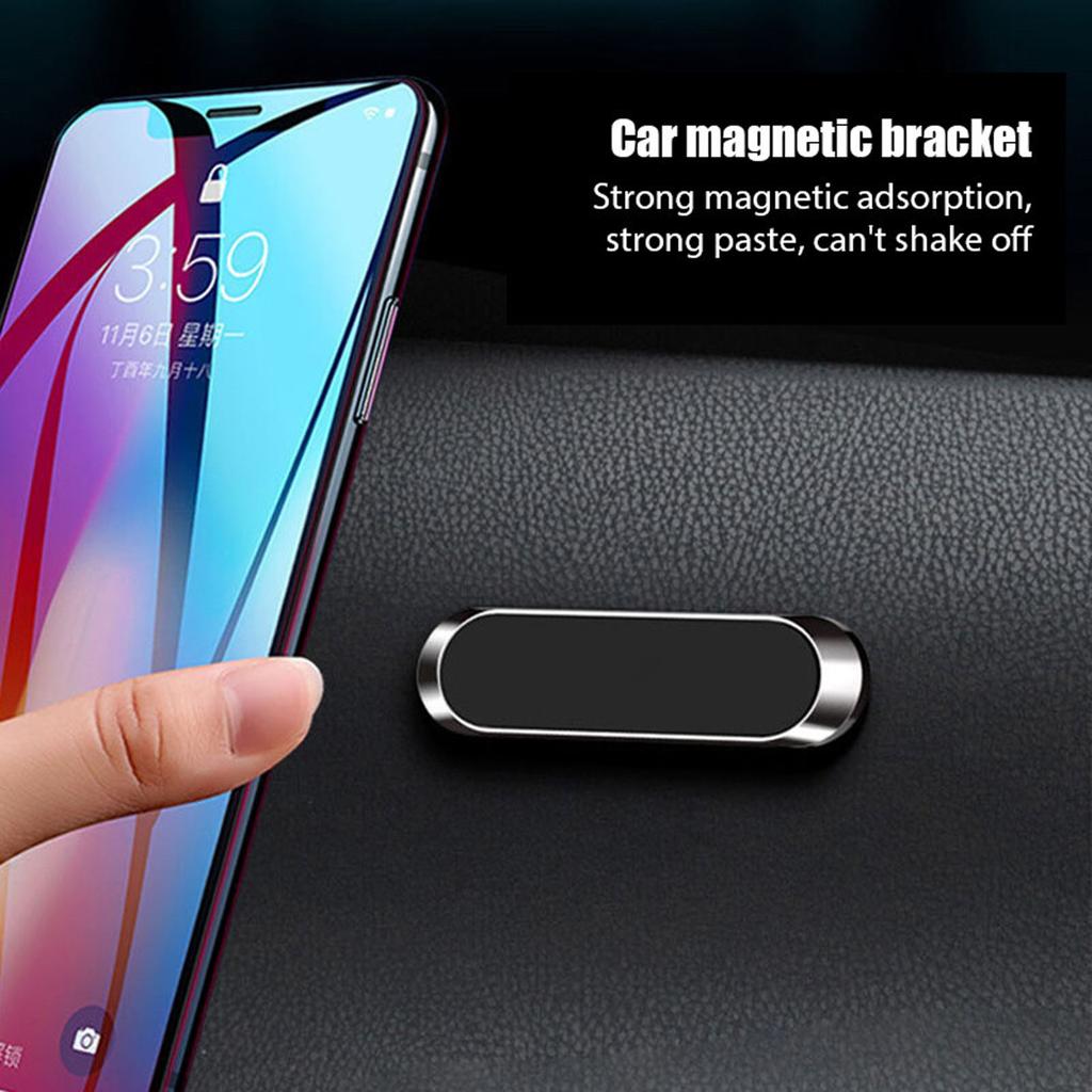 Car Magnetic Mobile Phone Holder Car Navigation Instrument Panel Stick Multifunctional Long Strong Magnetic Holder