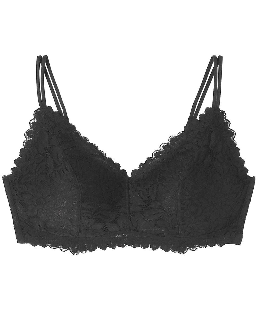 Wacoal Bra Bralette Bust Silhouette Neat Underarms Bra LSF101 LSF102 BL M Slim [Amphi] Non-Wired Three-dimensional [LPing Looping] Women's