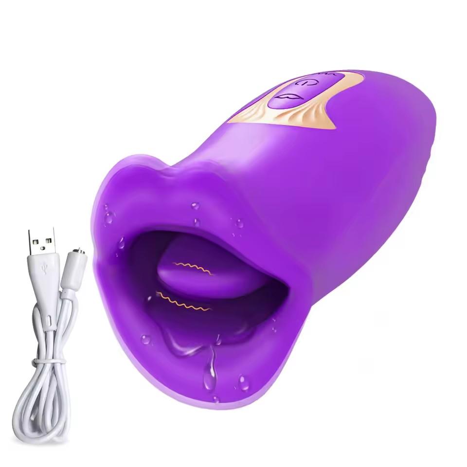 Vibrator Adult Sex Toys for Women Tongue Sucking Licking Nipples Anal Clit Sucker G Spot Vibrators Stimulator Couples Female 18