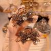 2PCS Rhinestones Bowknot Hair Clip for Women Girl Special Event and Casual Wear Enhancing Outfit Hair Styling Hair Claw