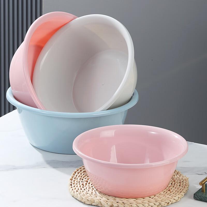 Huanqun 32cm Round Thickened Plastic Washbasin