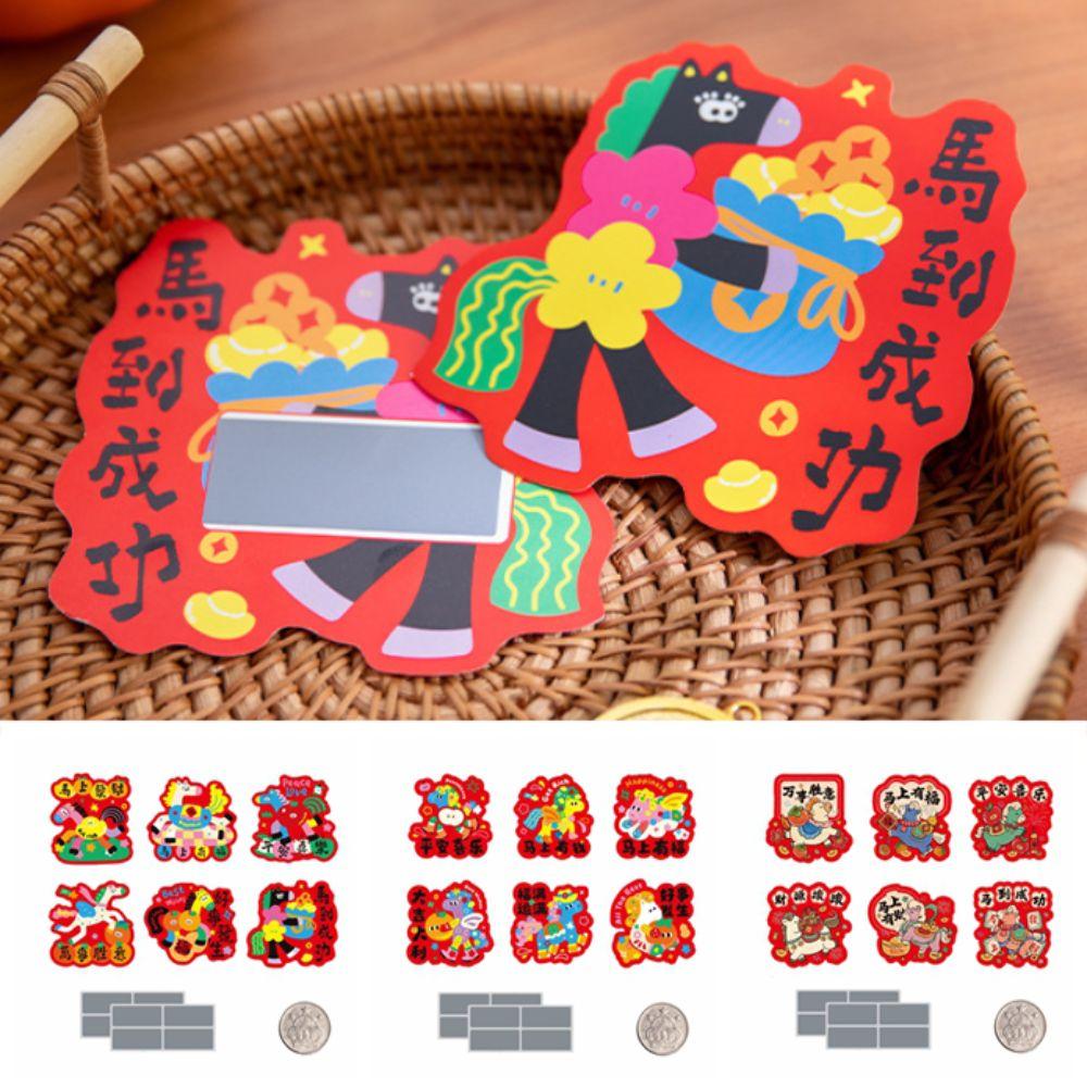 30pcs Cartoon Vouchers Tickets Anniversary Surprise Lucky Cards Funny Scratch-off Cards Decoration