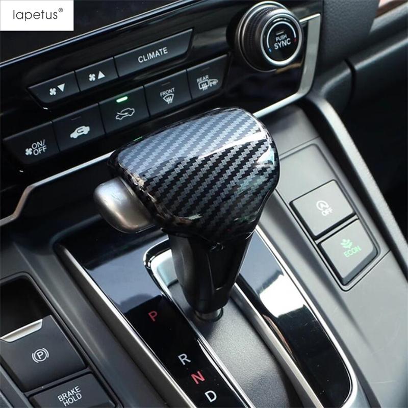 Car Gear Shift Knob Handle Protection Decoration Cover Trim For Honda CR-V CRV 2017 -  ABS Carbon Fiber Interior Accessories