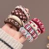 8Pcs Thickened Towel Hair Ties, high elasticity, hair-friendly, ideal for daily and casual styling.