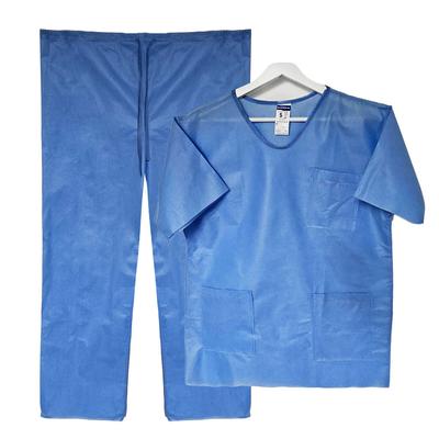 Surgical Suit Disposable Sms 40G With Pockets 1 Piece