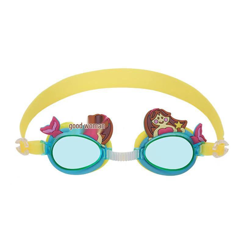 Unicorn Anti-Fog Kids' Swim Goggles with Adjustable Cartoon Strap