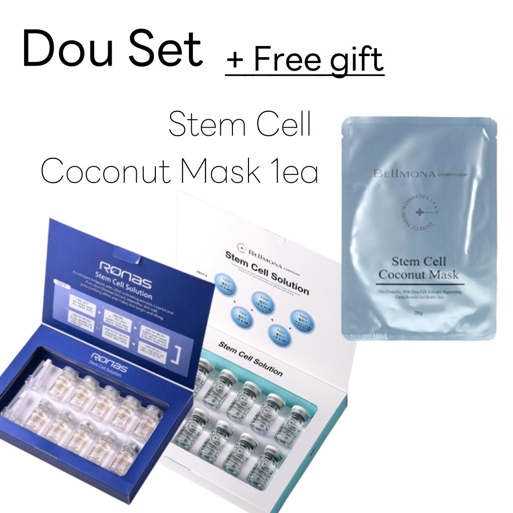 

[RONAS × BELLMONA] Набор ампул с раствором стволовых клеток