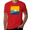 AroAce Pride Sunrise Landscape T-Shirt shirts graphic tees kawaii clothes cute clothes vintage slim fit t shirts for men
