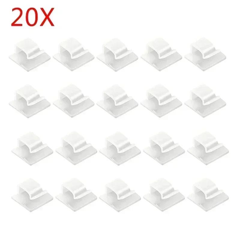 Self-Adhesive Cable Driving Recorder Wire Management Wrap Cable Clamp Bracke Clip High Quality Car Wire Tie Cable Clips