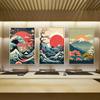 3pcs Canvas Poster Vintage Art Japanese Nature Landscape Wall Art Posters Ideal Gift for Bedroom Living Room Wall Corridor