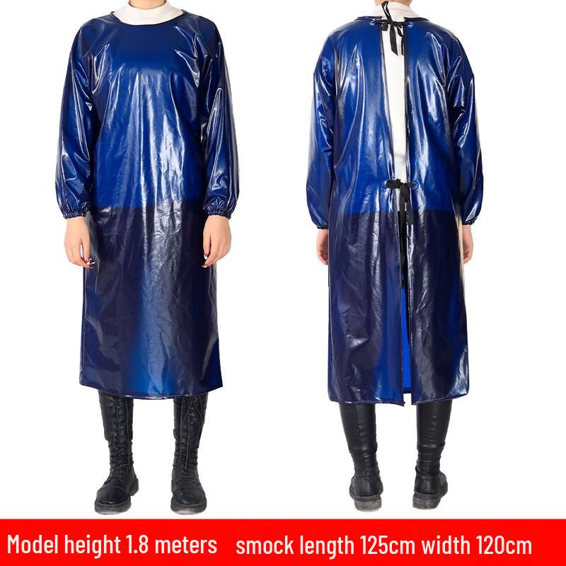 Waterproof Oil-Proof Long-Sleeve Apron