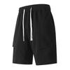 Pantaloncini Casual Estivi da Uomo in Cotone Traspirante con Coulisse Vestibilità Larga Pantaloncini Sportivi da Allenamento Palestra Pantaloni Corti da Sudore Maschili
