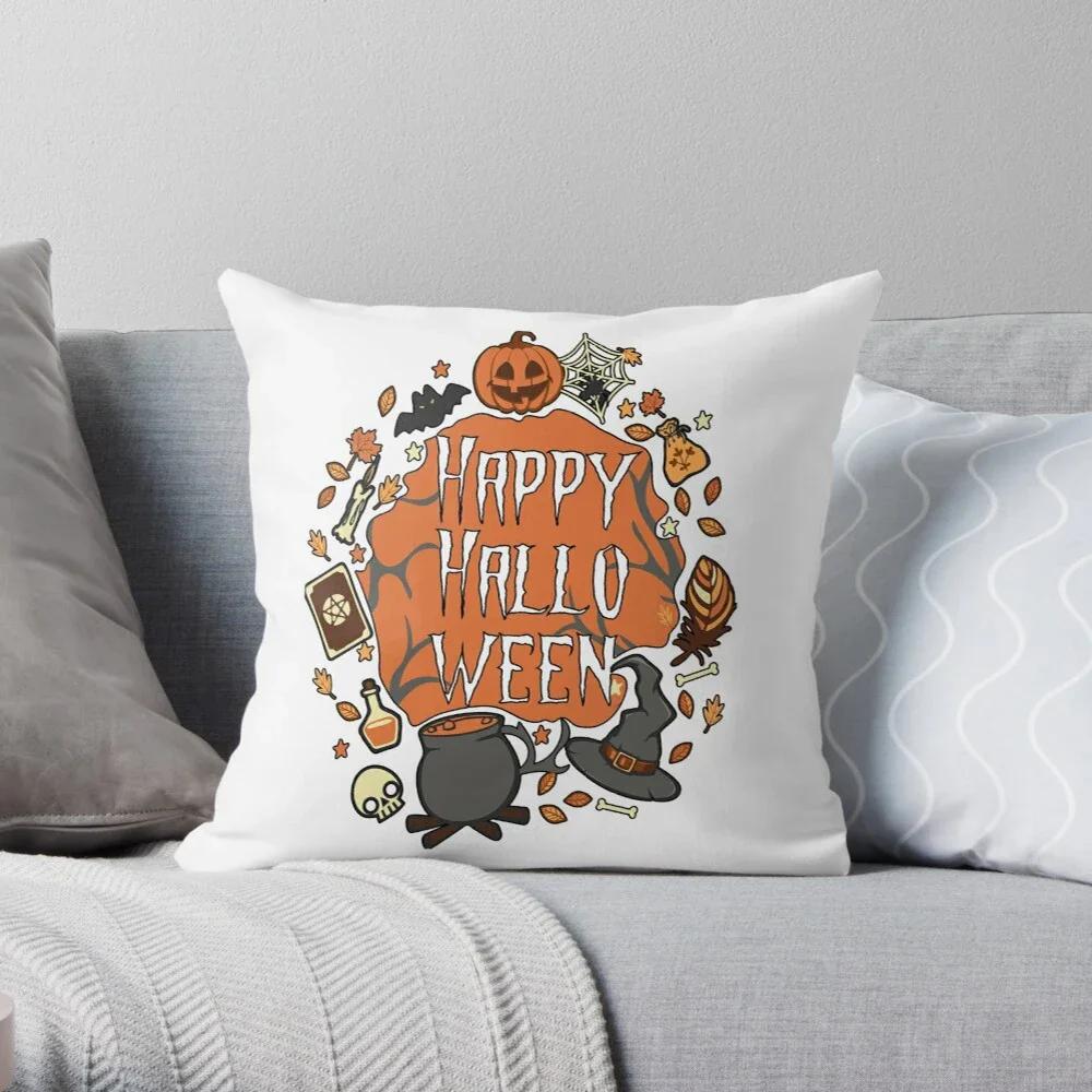 Skeleton Black Series Decorative Home Pillow Case Cushion Covers Autumn X  Modern Living Room Sofa Bed Halloween