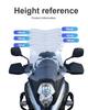 For Suzuki DL650 Modified Heightened Windshield Front Cool Race Windshield Motorcycle Windshield Thickened Deflector Accessories