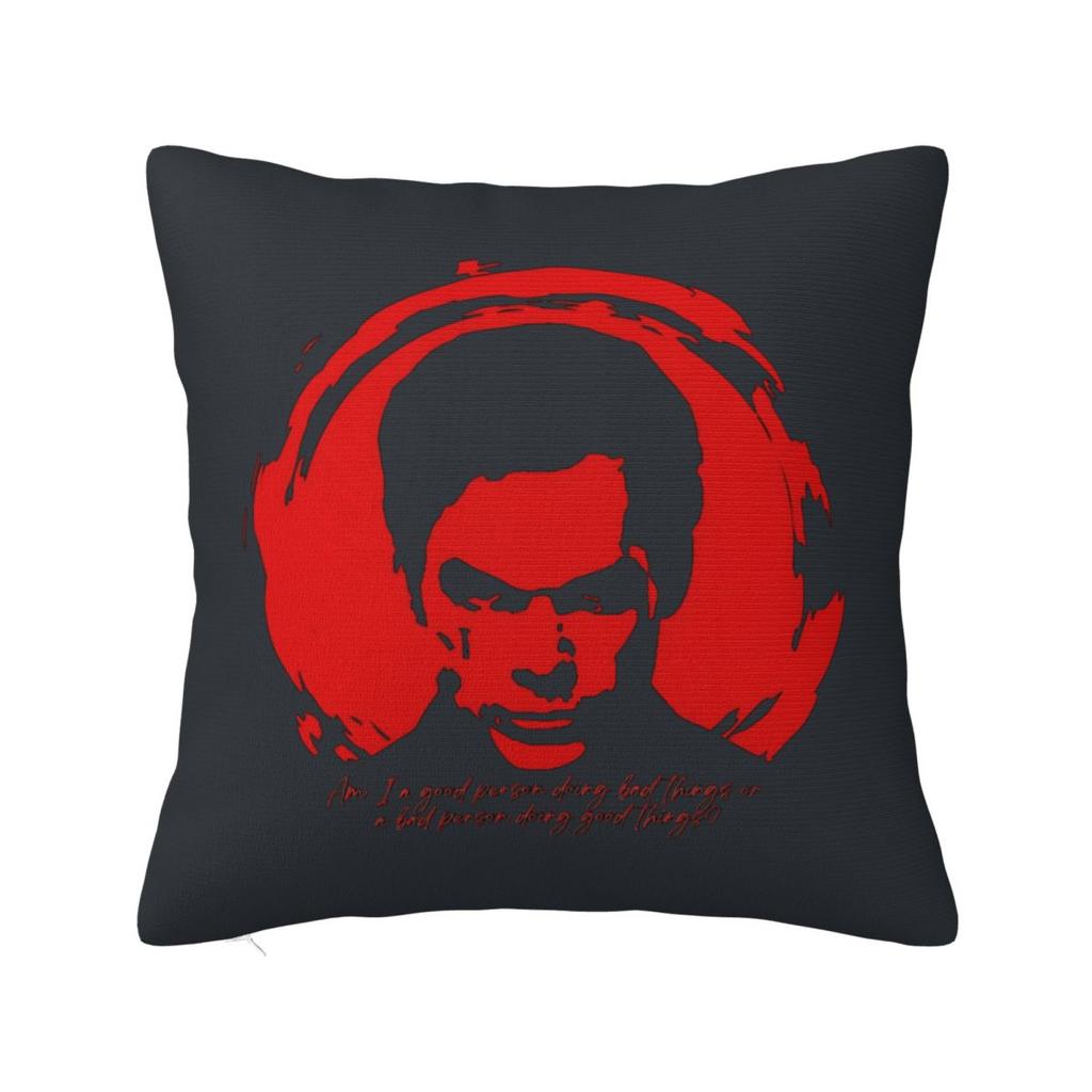 Dexter Morgan Pillow Case Cushion Cover Square Graphic Pillow Cover Funny Pillowcases For Chair Sofa Home Decoration