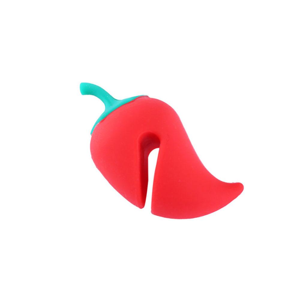 Silicone World 1PC Spill-proof Lid Lifter For Soup Pot Lid Stand Silicone Heat Resistant Holder Keep The Lid Open Kitchen Tools