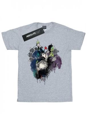 Womens/Ladies Villains Sketch Cotton Boyfriend T-Shirt