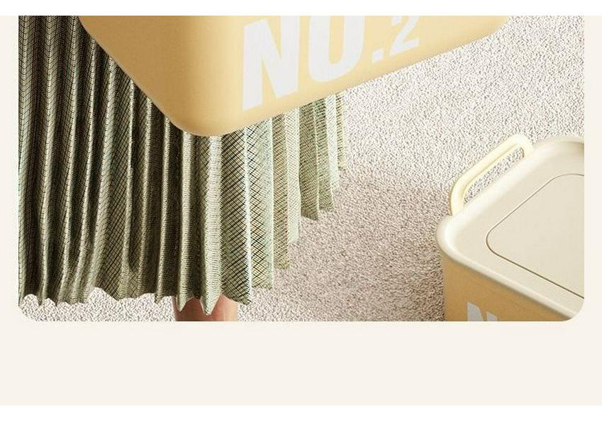 Cream-Style Storage Box for Daily Sundries, Home Socks, Dorm Room Desk Organization