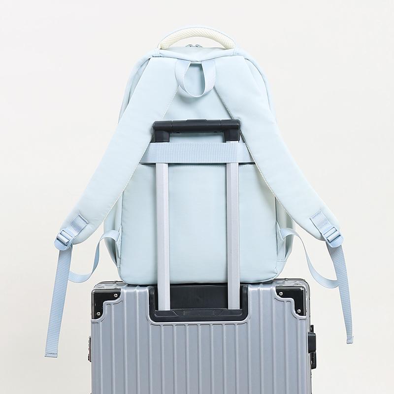 Μονοχρωμο Πολυλειτουργικό Σακίδιο Πλάτης Μεγάλης Χωρητικότητας Μαθητική Τσάντα Σχολείου