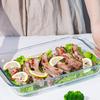 [Buy 1 Take 1]Rectangular Tempered Glass Bakeware Pan 1.6L/3L With Handle Glass Container Food Storage