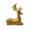 Christmas Reindeer Figurine Small Deer Statue Tabletop Resting/Standing Elk Sculpture for Indoor Home Office Tabletop Mantle Cabinet Desktop Decor