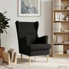 Armchair Black Boucle