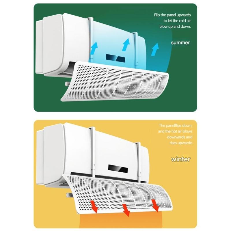 Adjustable Air Conditioning Deflection Anti Direct Blowing Split Wind Direction Register Shield Change Wind Direction