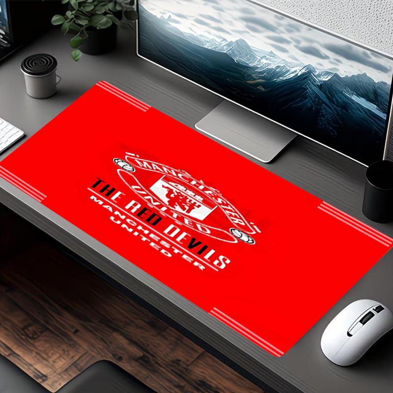 Manchester Football Print Mouse Pad, for Keyboard Pad Laptop PC Mat for Office Home Use, Desk Decor, Perfect Birthday Gift for Gamers