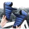 Botas de nieve de terciopelo para mujer, zapatos informales de lona, cálidos, impermeables, de algodón, de caña alta, gruesos, antideslizantes, para invierno