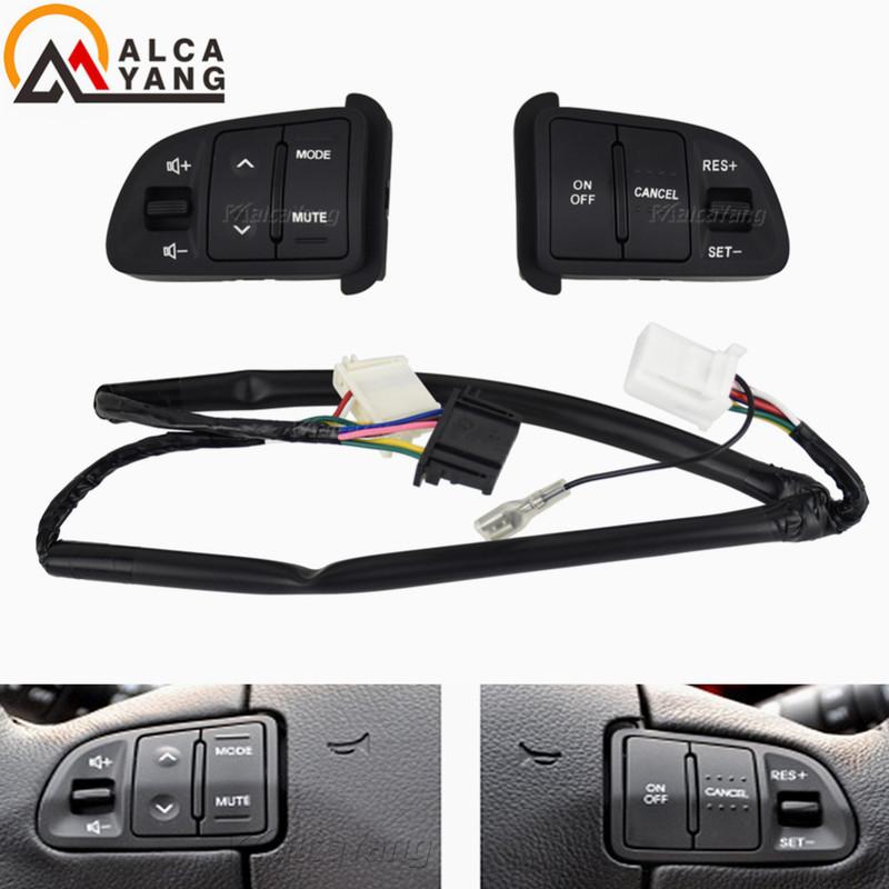 Steering Wheel Button For KIA Sportager Steering Wheel Audio Channel and Constant Speed Cruise Control Button Volume Switch