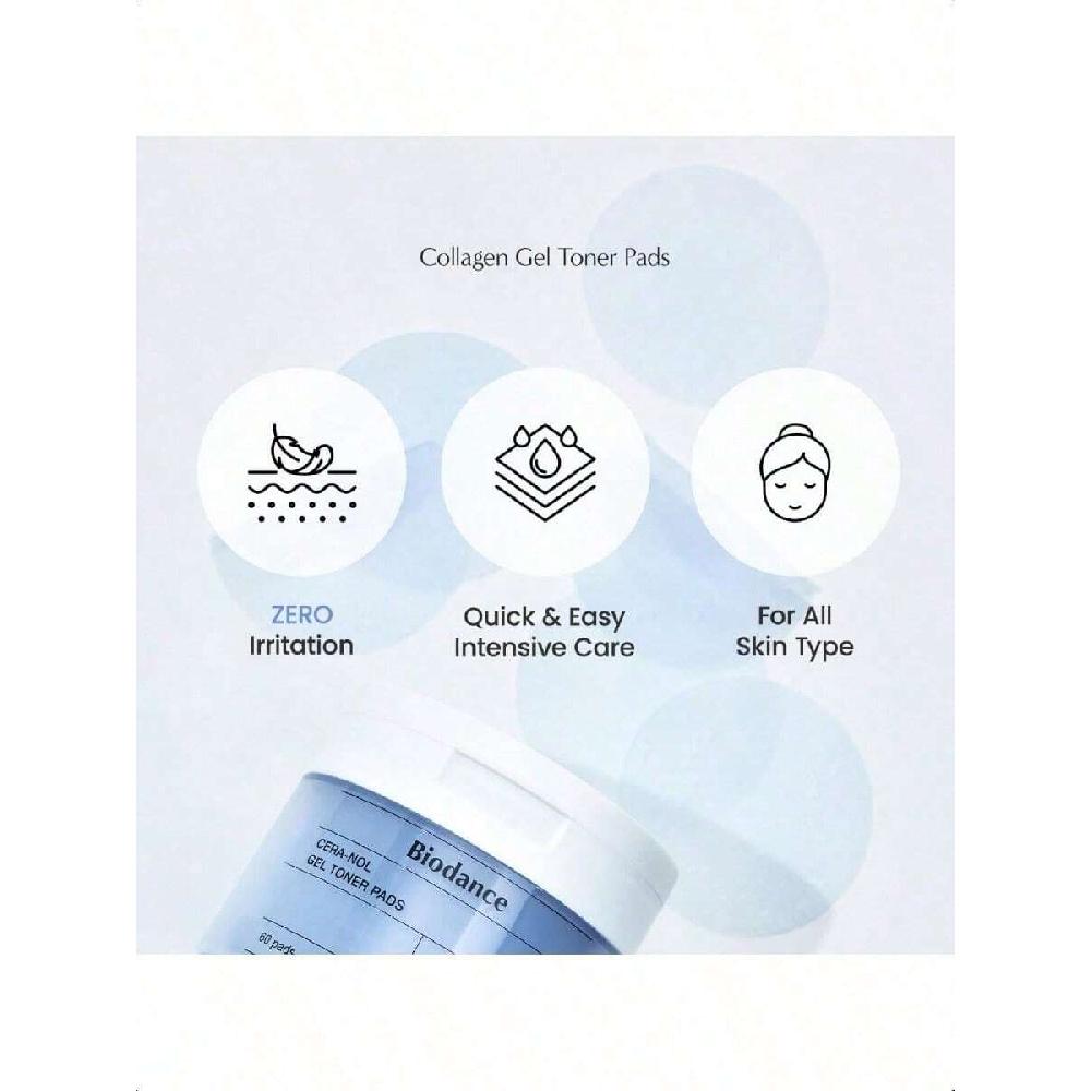 Biodance Cera-nol Gel Toner Pads 140/60pads