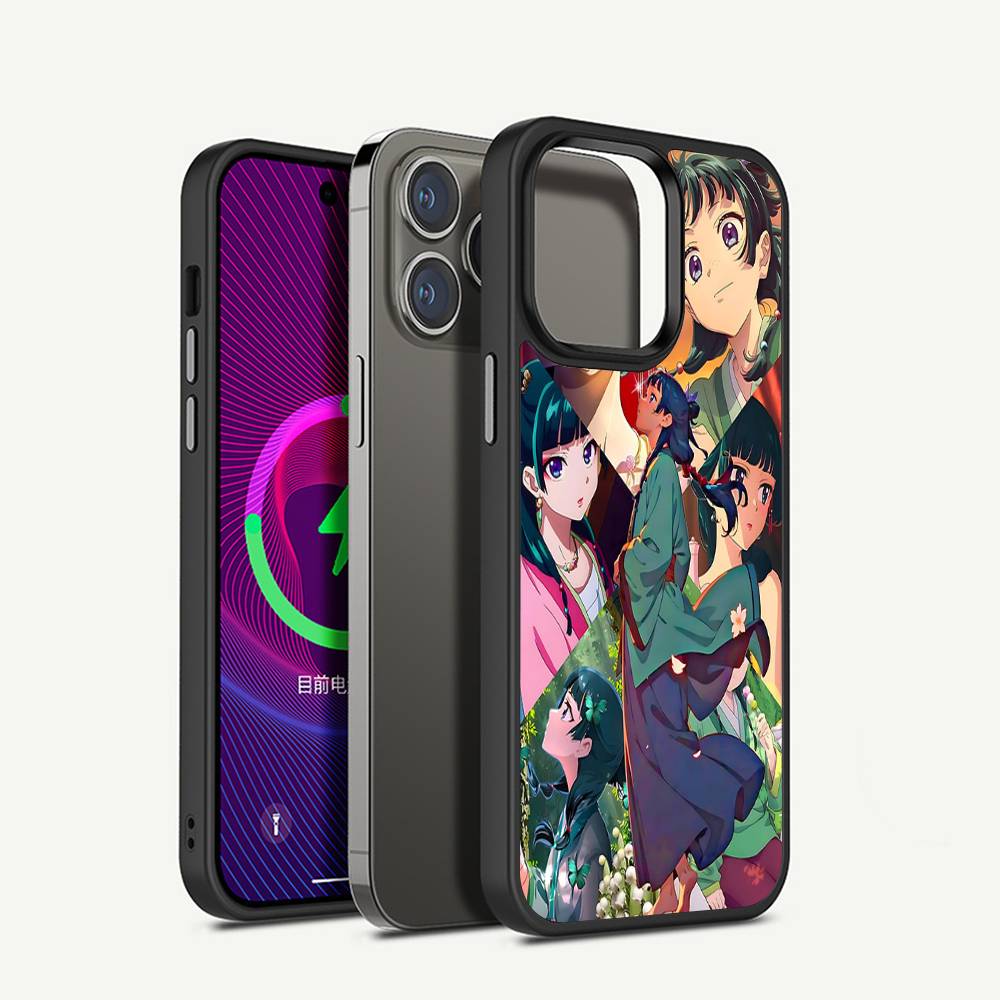 Anime The Apothecary Diaries Black For Magsafe Magnetic Phone Case For IPhone 16 15 17 Pro Max 11 12 13 14 Plus Cover