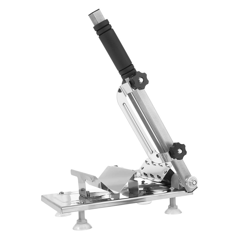 

Stainless Steel Meat Slicer Manual Spring Design Meat Cutter Rust-proof Anti-slip Sucker Food Slicing Machine Hot Pot