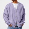 Men's Loose Casual Minimalist Cardigan , Long Sleeve Daily Wear