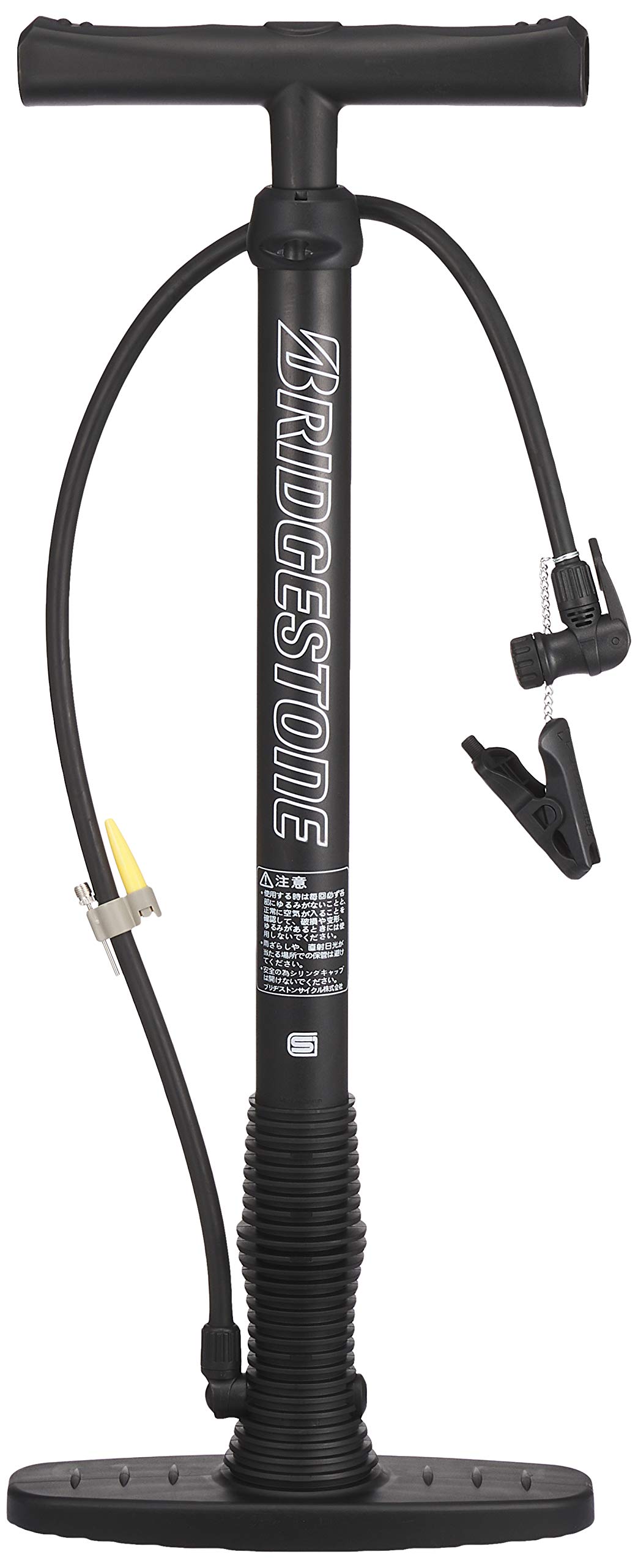 

BRIDGESTONE High Power Pump Bicycle Air Pump Black P5860 A402205BL PM-G47.A [SG Standard] чёрный