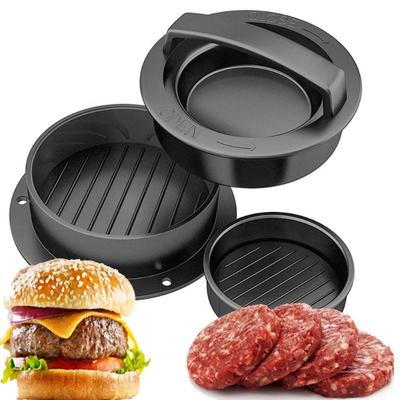 Moule rond en ABS antiadhésif pour galettes de hamburger pour burgers sandwichs, mini burgers, burgers de bœuf végétariens, accessoires de cuisine