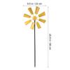 Iron Windmill Yard Winnower Garden Stakes For Outdoors Rotating Windmill Pastoral Decoration For Farm Ornament