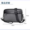 Ideamall Men's Waterproof Shoulder Bag, Pochette, Travel Bag (Black)