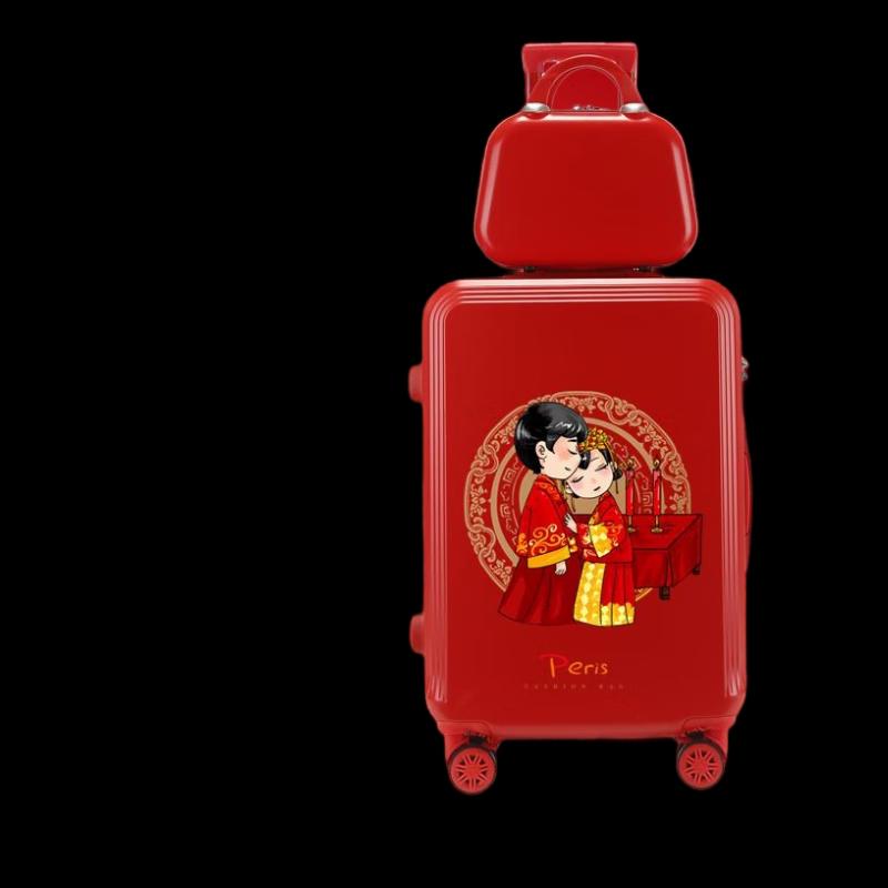 Festive Red Wedding Luggage 20 inches