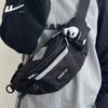 Warrior Crossbody Bag, Chest Bag, Large Capacity, Sport Bag, Cycling Pack, Black, for7.9-inch iPad