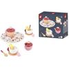 Janod Twist Dish Set Wooden Tea Set
