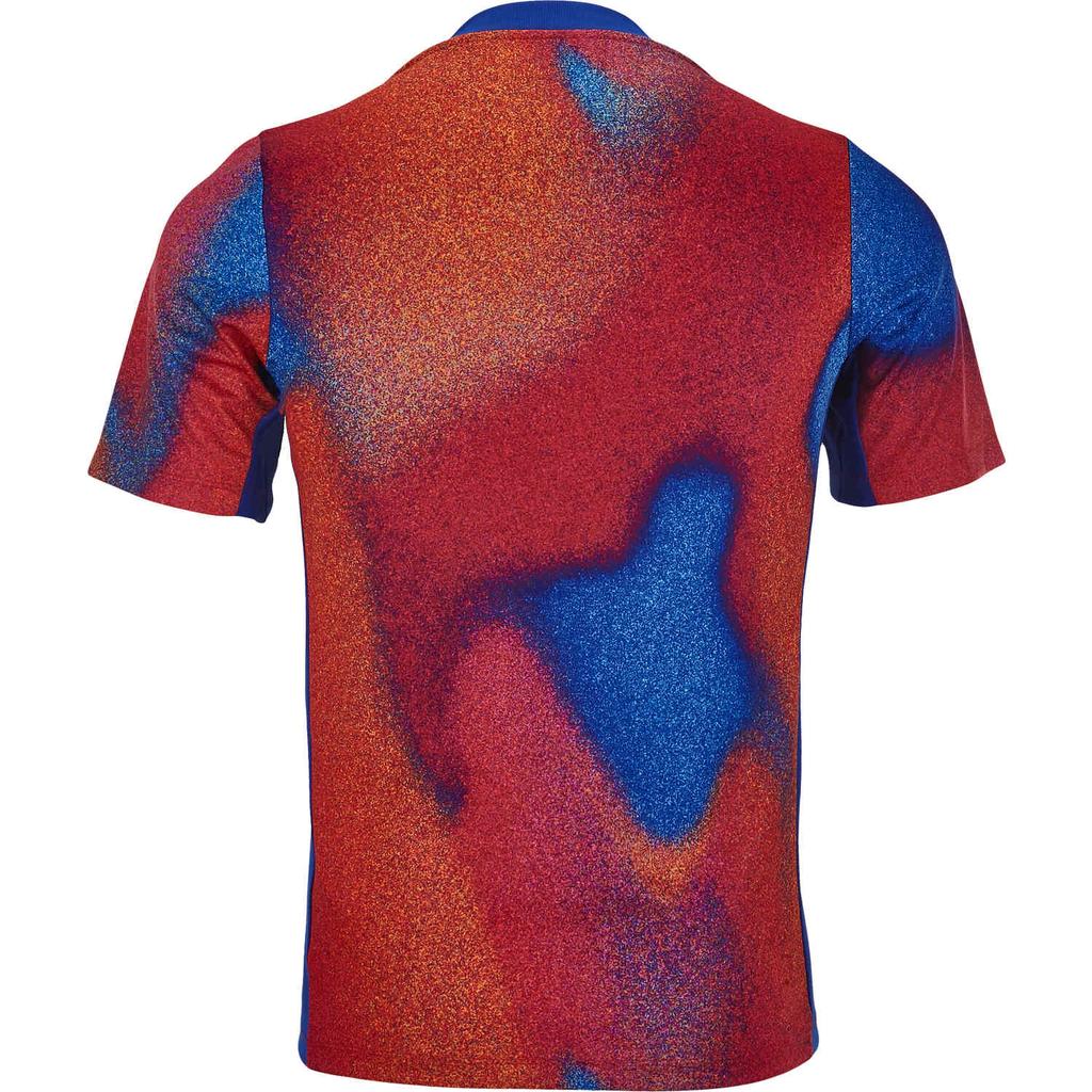 Nike Dri-Fit USMNT Academy Pro Embroidered Logo Graphic Sports Casual Crew Neck Short Sleeve Soccer Shirt Men Tops FJ2734-101