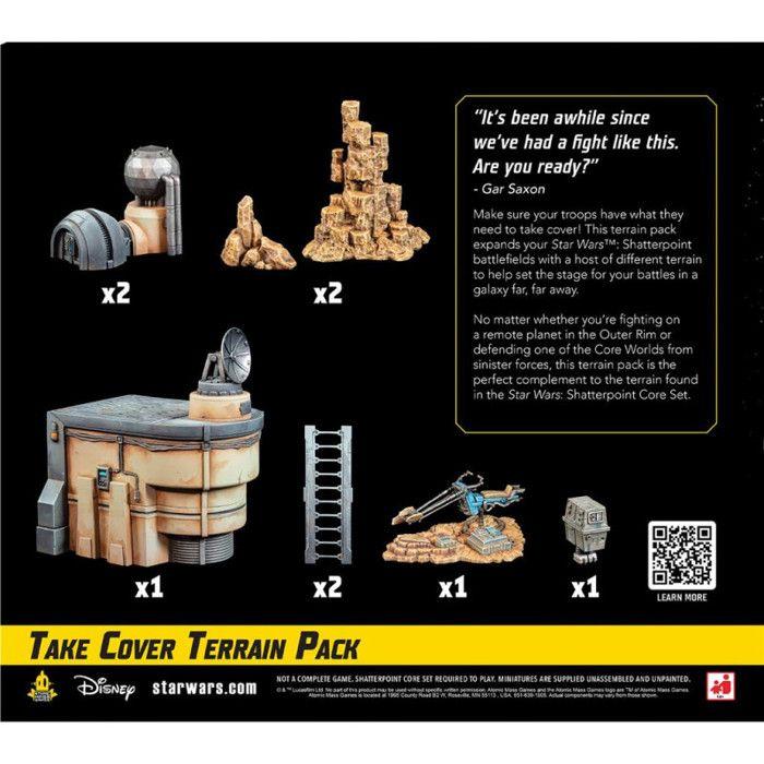 Star wars shatterpoint -set de terrain à couvert - jeu de figurines